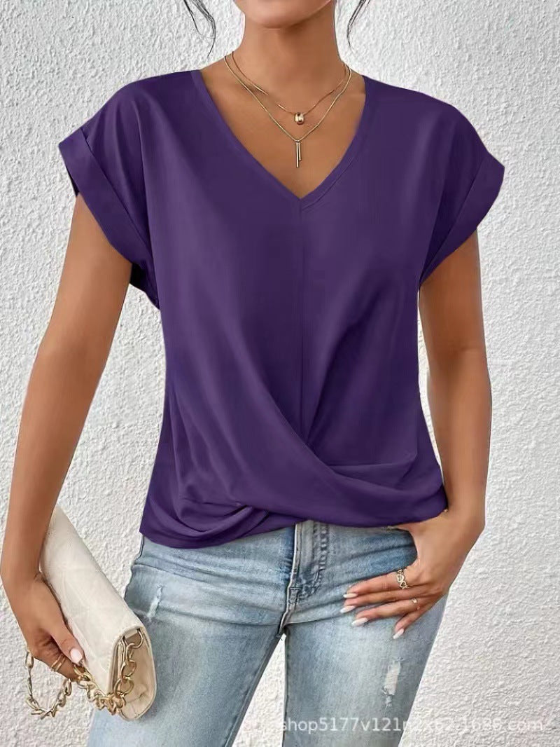 Lorainne | Tummy-Tucking V-Neck Top