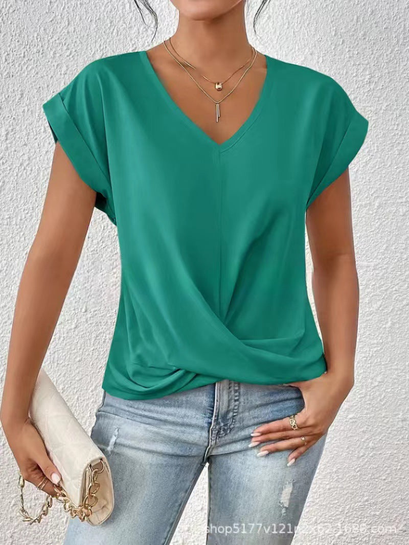 Lorainne | Tummy-Tucking V-Neck Top