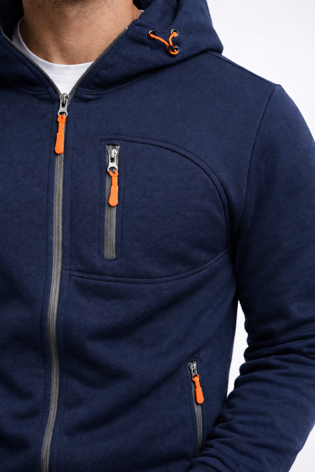 Ethan | Zip-Up Utility Hoodie